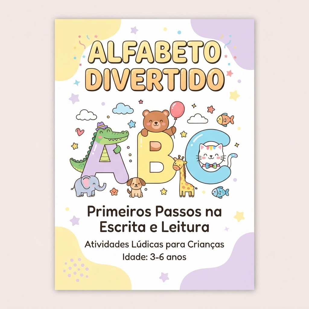 Capa do material Alfabeto Divertido